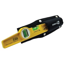 Stabila 81s Magnetic Torpedo Level - Multi Colour - 81S REM Rare Earth Magnetic Torpedo Level With Holster