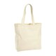 image 2 of Westford Mill Organic Cotton Shopper Bag - Natural - One Size Cream