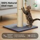 image 3 of Skylos Tall Cat Scratching Post Natural Sisal Pole Heavy Duty Base Toy