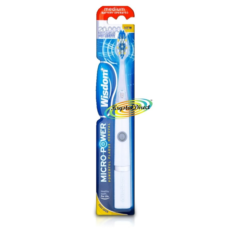 Wisdom *NEW* MicroPwer Medium Battery Toothbrush