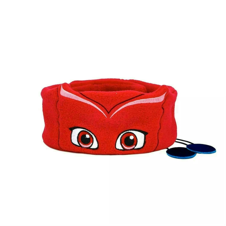 OTL PJ Masks Owlette Kid's Fleece Audio Band Washable Wired Headphones Red