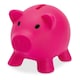 image 1 of MidOcean Softco Piggy Bank - Fuchsia - One Size