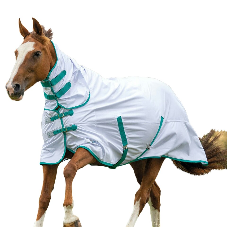Tempest Original Horse Combo Fly Rug - White - 48in