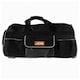 image 3 of JCB 26" 66cm Retractable Trolley Handled Tool Kit Bag, Water-Resistant & Durable, 90L Capacity | 21-18VKB Black