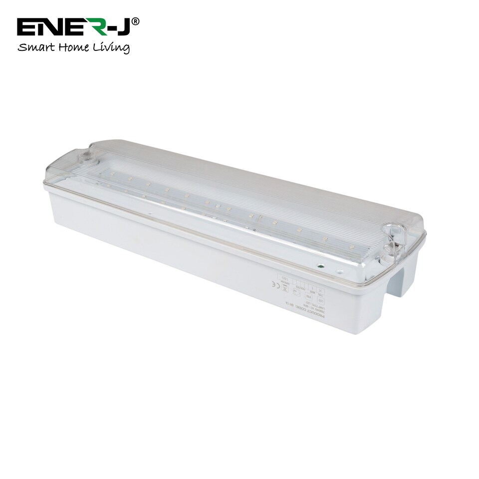 image 1 of 3W LED Emergency Bulkhead Fitting Maintained or Non-Maintained Exit Sign Light IP65