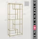 image 2 of 6-Tier Glass Bookshelf – Tall Display Bookcase & Plant Stand, Tempered Glass Shelves,