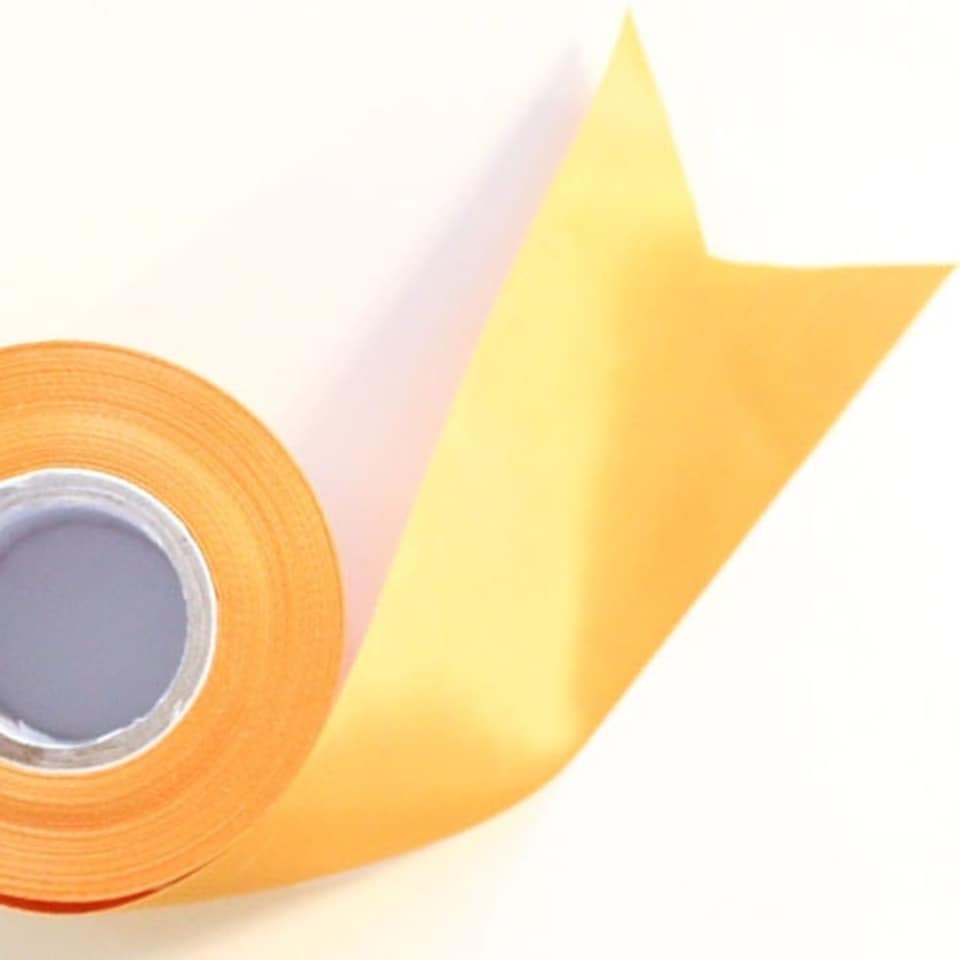 Gold Satin Faced Ribbon Reel 70mm x 25m
