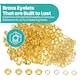 image 7 of 5mm Brass Eyelets with Washers for Arts & DIY Projects - 100 Pcs