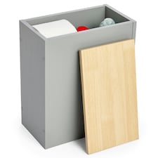 VonHaus Shrewsbury Grey Bathroom Storage Box