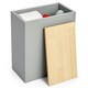 image 1 of VonHaus Shrewsbury Grey Bathroom Storage Box