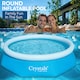image 3 of 8ft Fast Set Family Swimming Pool Outdoor Garden Inflatable Pool