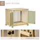 image 5 of PawHut Wooden Dog Crate End Table w/ Soft Washable Cushion, for Medium Dogs