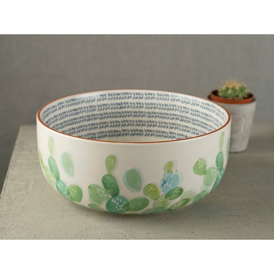 image 1 of Mikasa Salad Serving Bowl Multicolour Ceramic 24cm