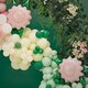 image 2 of Blush Pink Flower Helium Giant Foil Balloon 56cm / 23 in