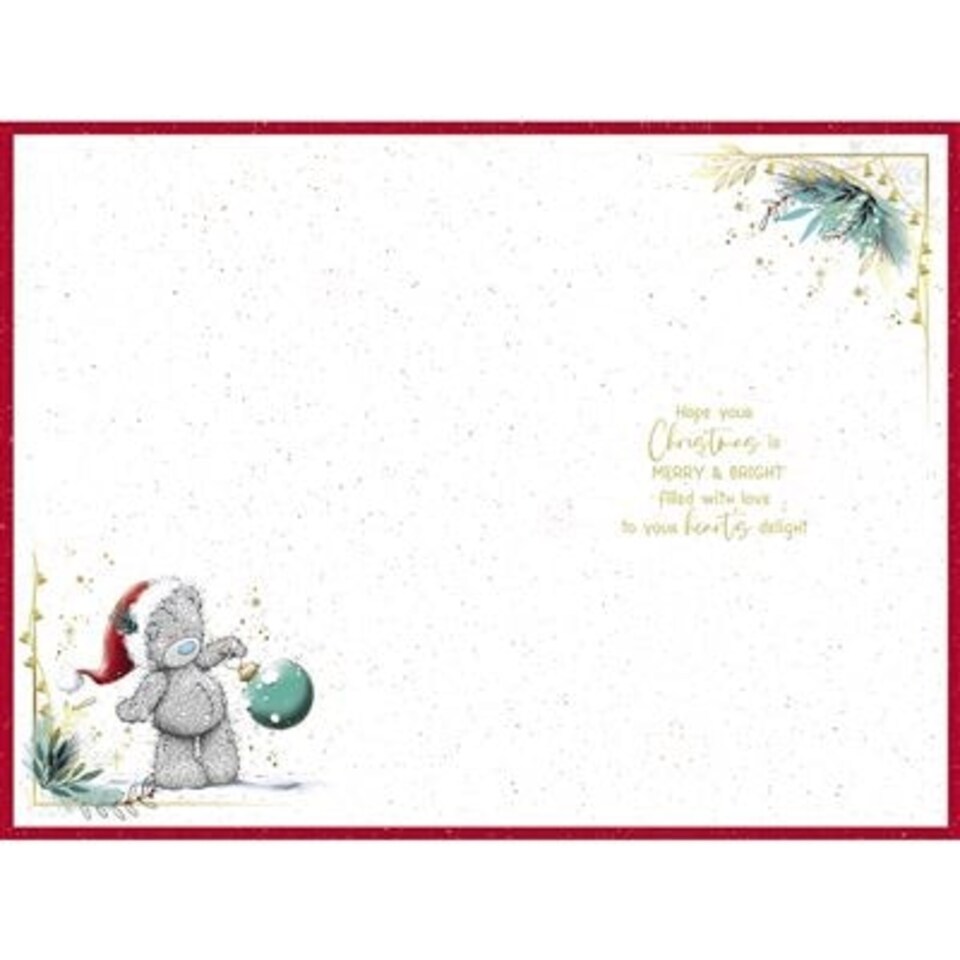 image 1 of Bear Dancing On Bauble Son Christmas Card