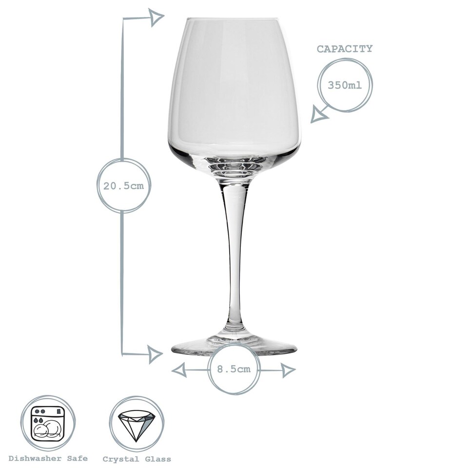 image 1 of Bormioli Rocco Aurum White Wine Glasses - 350ml