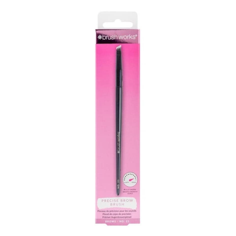image 1 of Brushworks No. 21 Precise Brow Brush