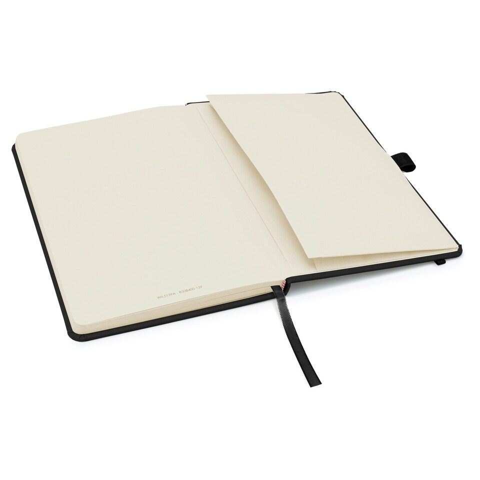 image 1 of Notes London A5 Wilson Lined Page Notebook Black