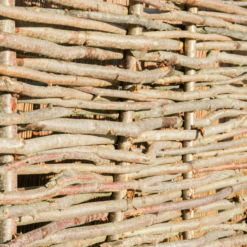 image 1 of Primrose Hazel Hurdle Fence Panel Premium Woven Wattle Weave 6ft x 4ft 6in