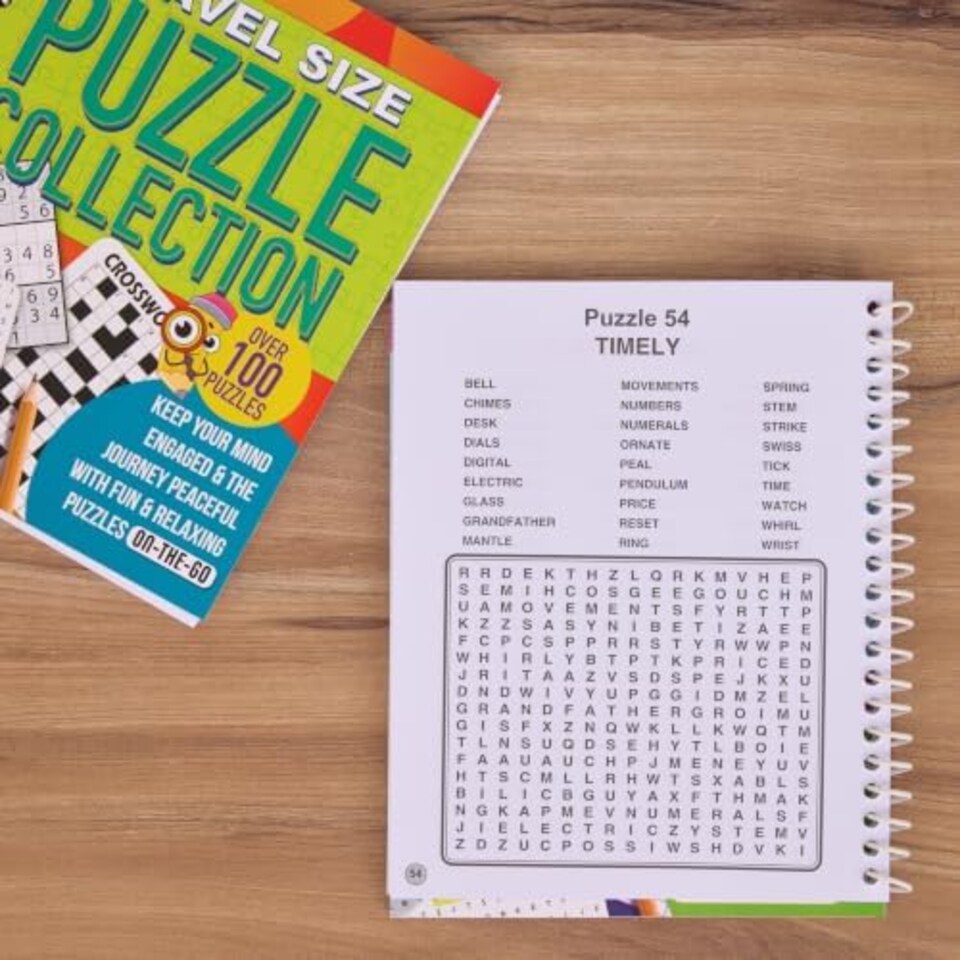 image 1 of Puzzle Books Collection Set of 2 Crossword, Sudoku & Word Search (Puzzle)