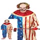 image 1 of Fancy Dress Adult Mens Patriot Clown - XL