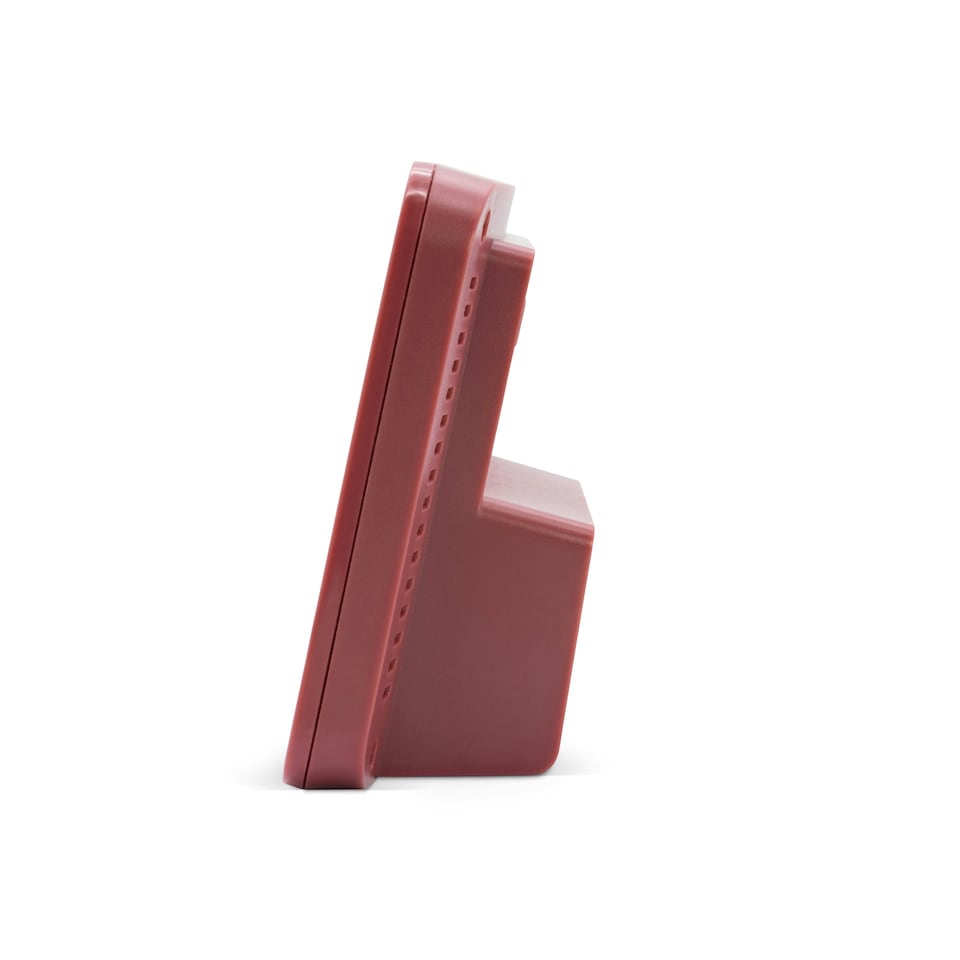 image 1 of Acctim Otto Superbrite® Digital Bedside Alarm Clock Red | Spice