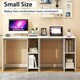 image 8 of COSTWAY Compact Computer Desk 80 x 40cm Small Writing Desk White