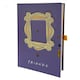 image 1 of Friends Premium Photo Frame A5 Notebook - Purple/Gold - One Size