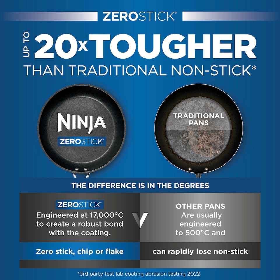 image 1 of Ninja Zerostick Classic 18cm Sauce Pan CW50218UK Black