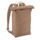 image 1 of Bagbase Simplicity Lite Roll Top Backpack | Brown | Hazelnut | One Size | 1