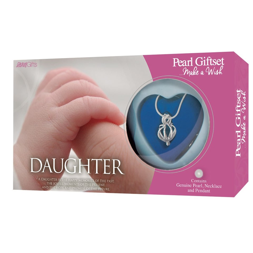 image 1 of Open-Your-Own Pearl Pendant Necklace Daughter Gift