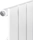 image 3 of Radiator Single Panel 600x1156mm Flat Panel Vertical Column Radiator | White | 1