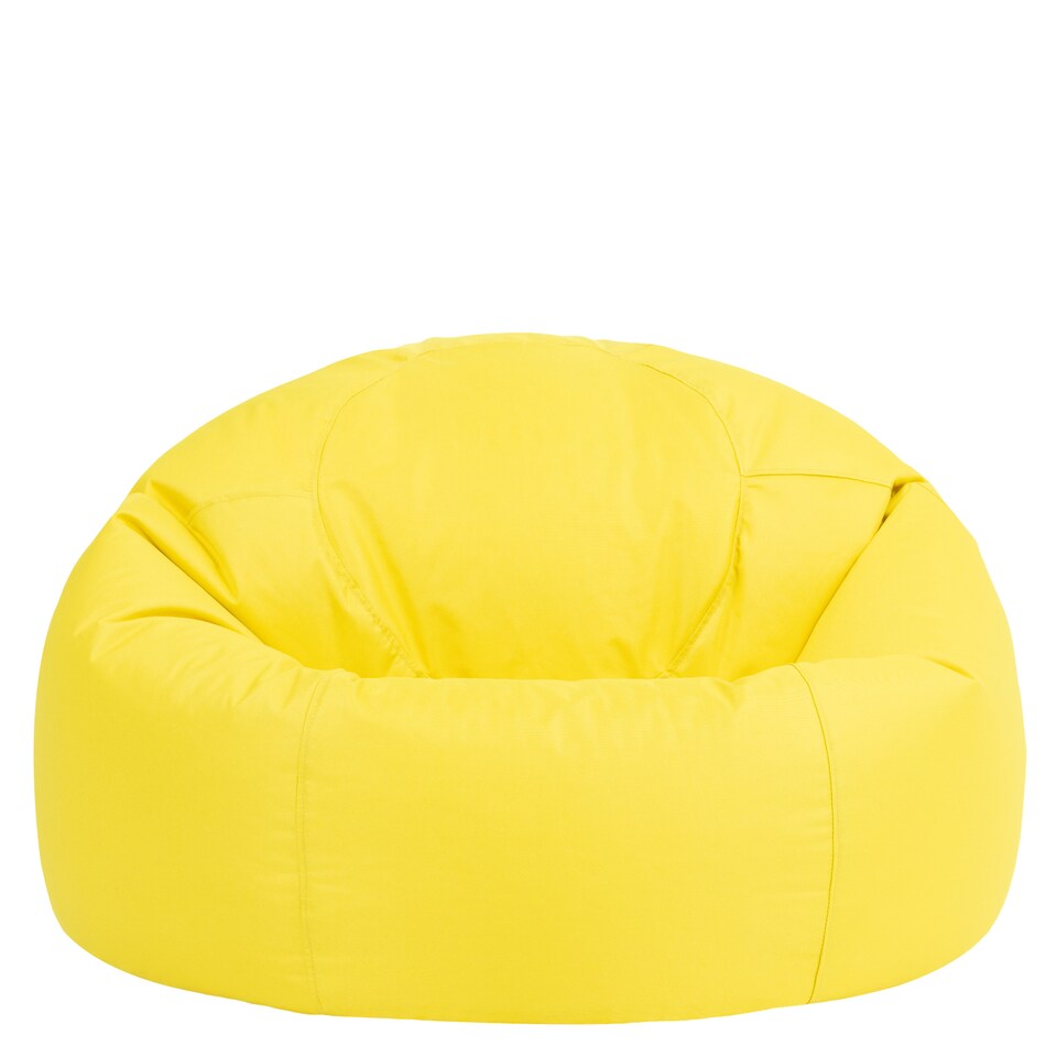 image 1 of Adult Classic Beanbag Outdoor Waterproof Bean bags Ready Filled - Yellow