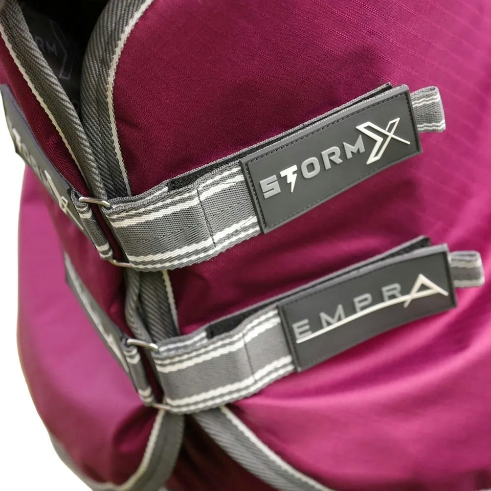 image 1 of StormX Empra 200 Combi Combo Neck Horse Turnout Rug - Purple - 7´ 3"