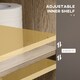 image 4 of HOMCOM 60x60cm Under-Sink Storage Cabinet w/ Adjustable Shelf 2 Doors Cabinet 