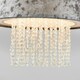 image 2 of ValueLights Boland Silver Ceiling Pendant Droplets Shade and B22 GLS LED 10W Warm White 3000K Bulb