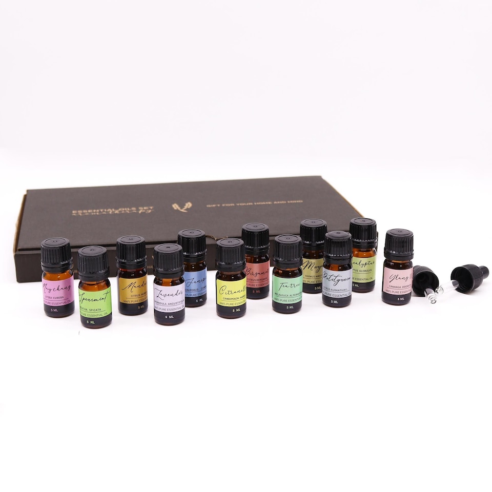 image 1 of Serenityy Aromatherapy Essential Oil Set - 12 x 5ml Spring Collection