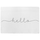 image 1 of Text Hello (Rug) White | XL