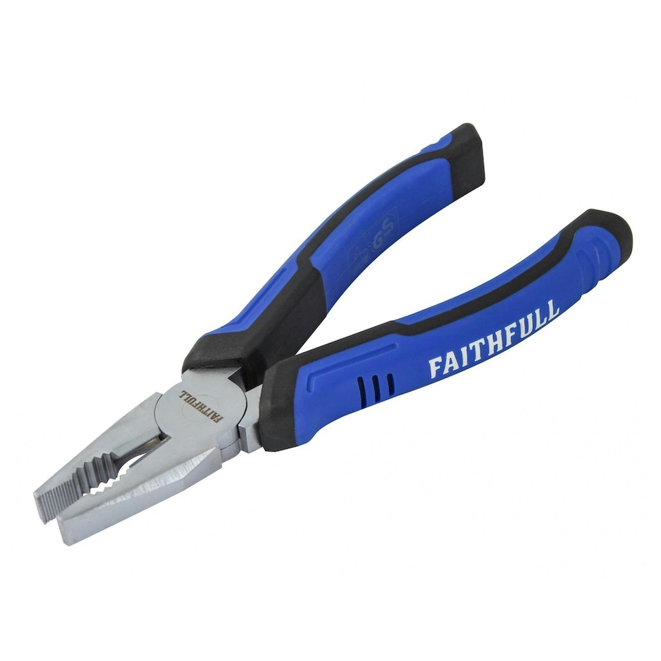 Faithfull Combination Pliers - Multi Colour - 180mm (7in)