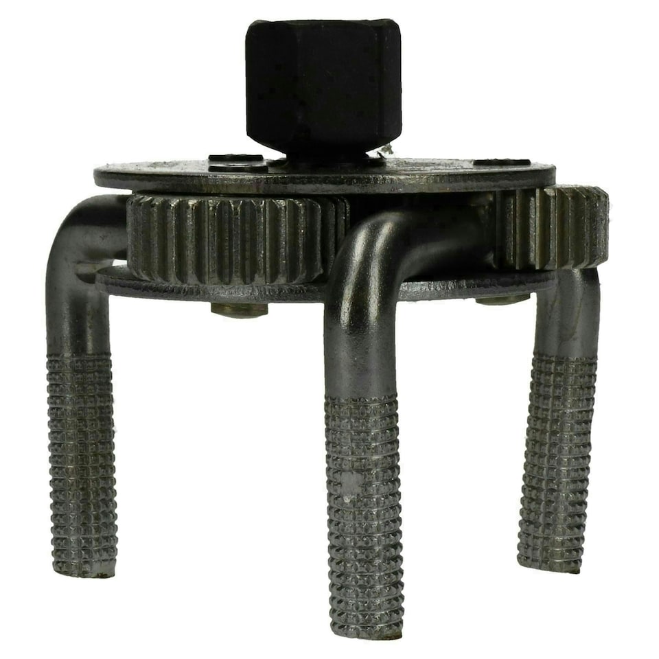 image 1 of Adjustable Oil Filter Wrench Remover Tool 3 Legged 3/8" 1/2" Drive 65 - 120mm