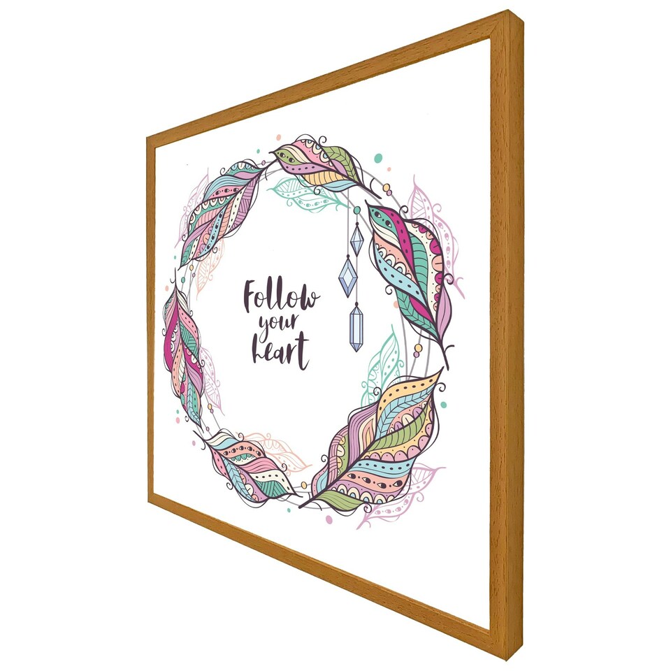 image 1 of Follow your heart (Picutre Frame) Brown | M