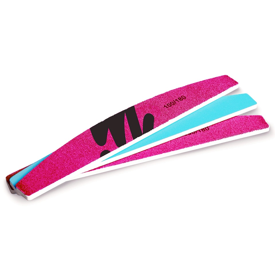 image 1 of Mylee Half Moon Nail Files (Pack of 3)