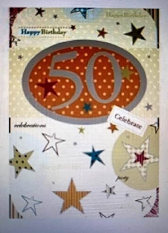 image 1 of 50th Birthday Card