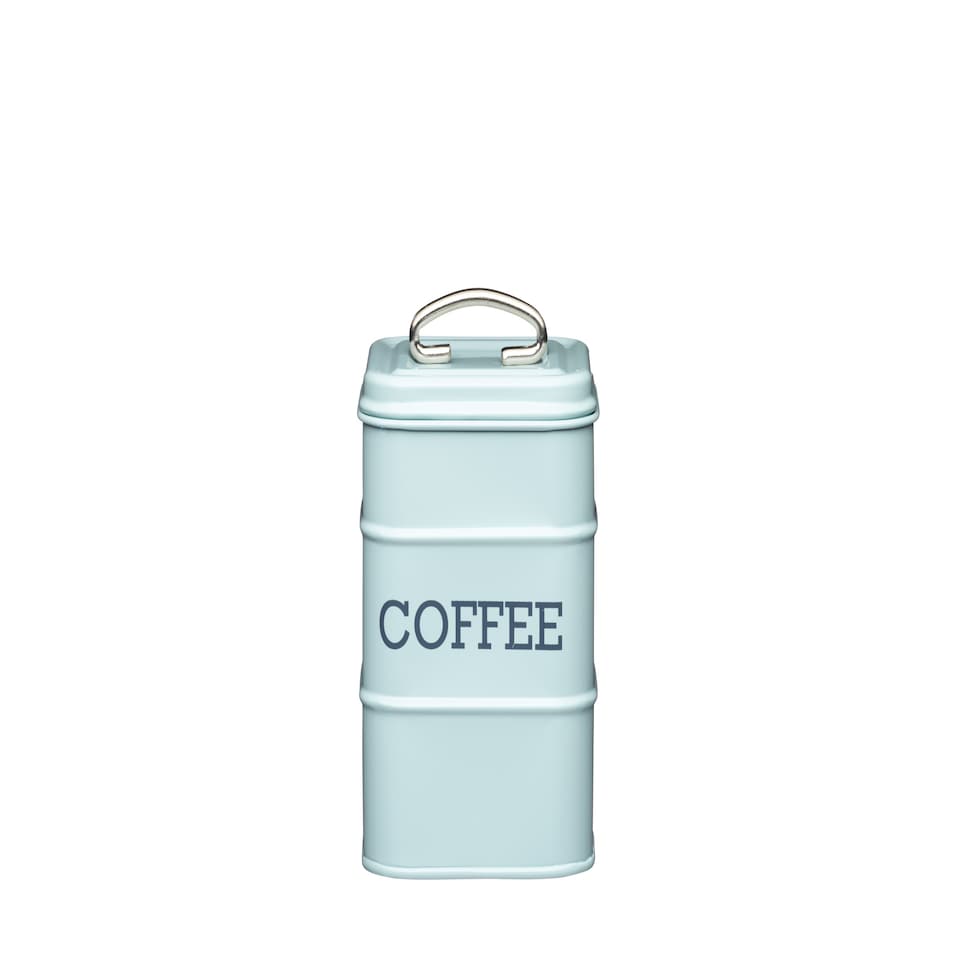 image 1 of KitchenCraft Coffee Tin Blue Metal