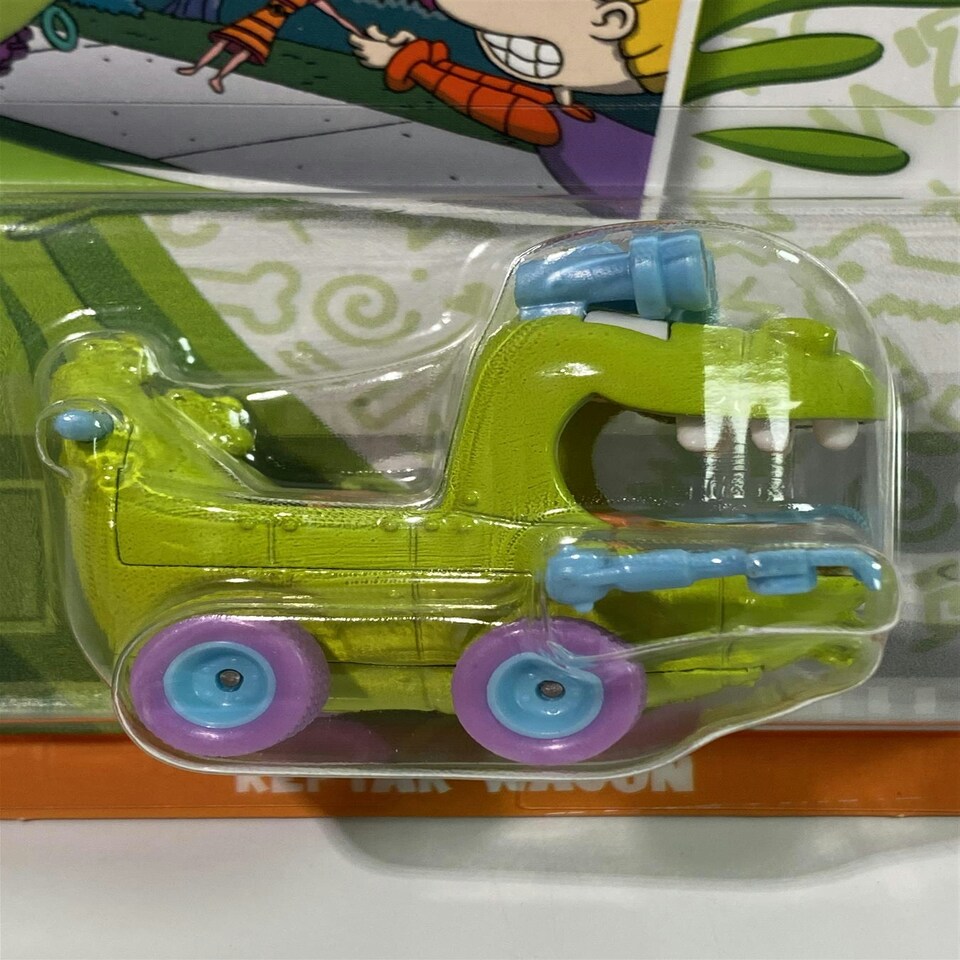 image 1 of Rugrats Reptar Wagon Hot Wheels Real Riders GRL61