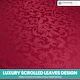image 4 of Round Damask Table Cloth, Circular Linen Table Cover - 90 Inch