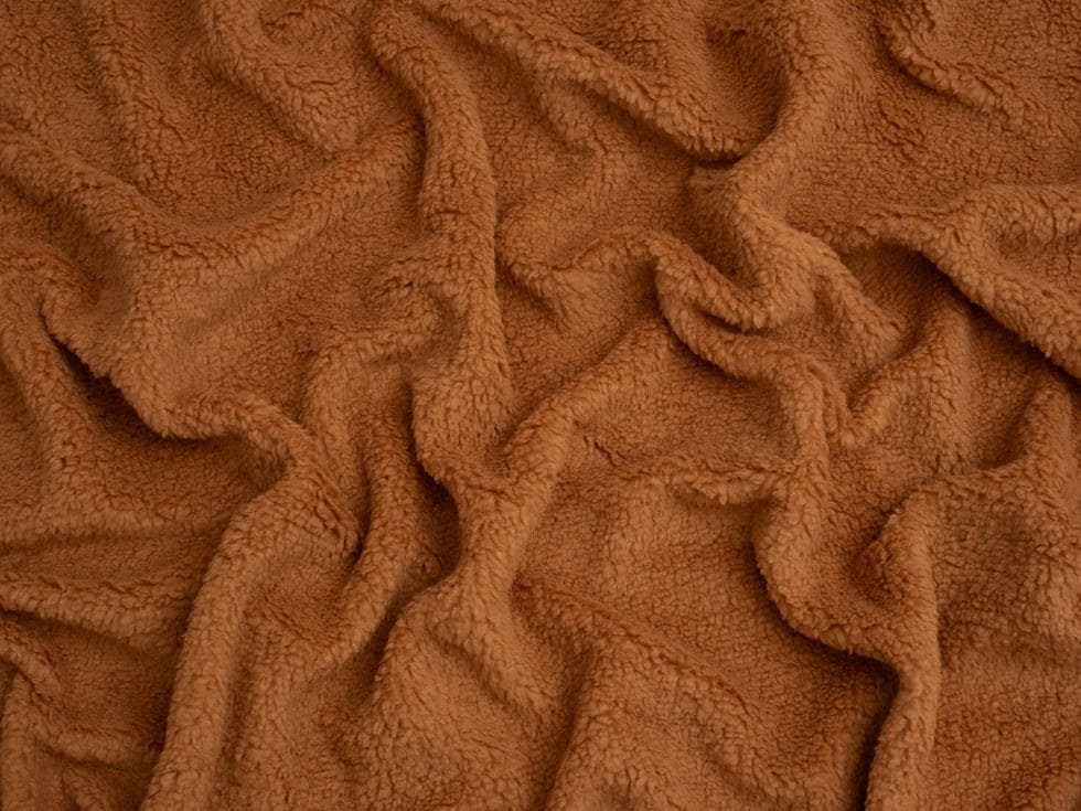 Minerva Core Range Gold Baby Soft Sherpa Fleece Fur Fabric for Dressmaking, Toy Making, 150cm / 59" Wide - per metre