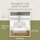 image 7 of 595mm - Single Bowl Fireclay Butler Kitchen Sink - Tap Ledge