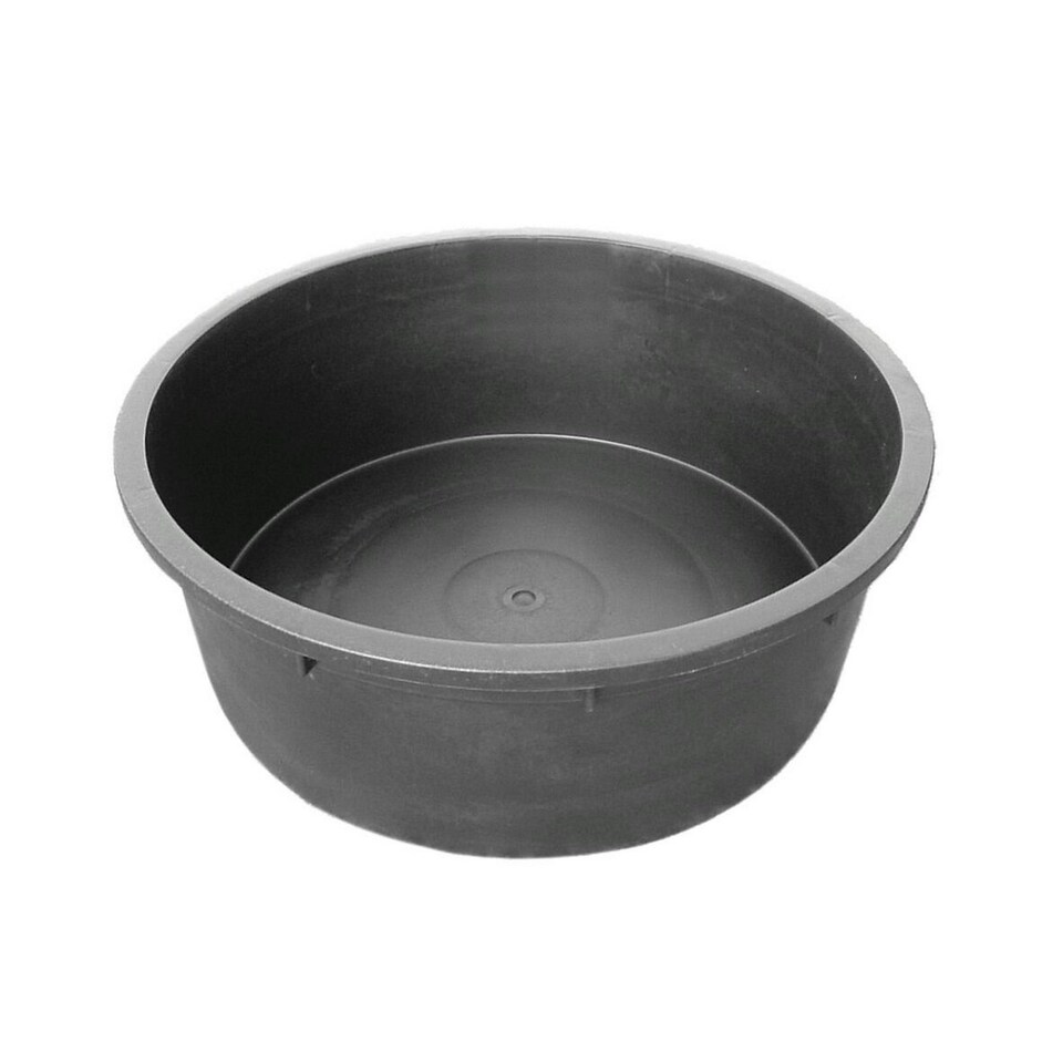 image 1 of Red Gorilla Tubtrug Heavy Duty Rigid Tub - Black - Medium Round