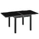 image 1 of Outsunny Extendable Outdoor Dining Table Patio Table with Frame